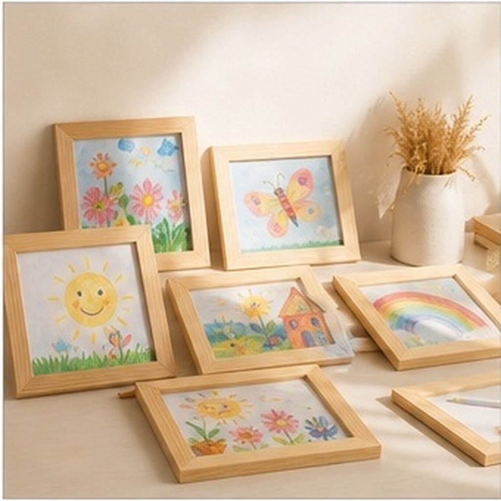 6 unidades de marcos de fotos  - Art And Craft For Nursery reseña y precio