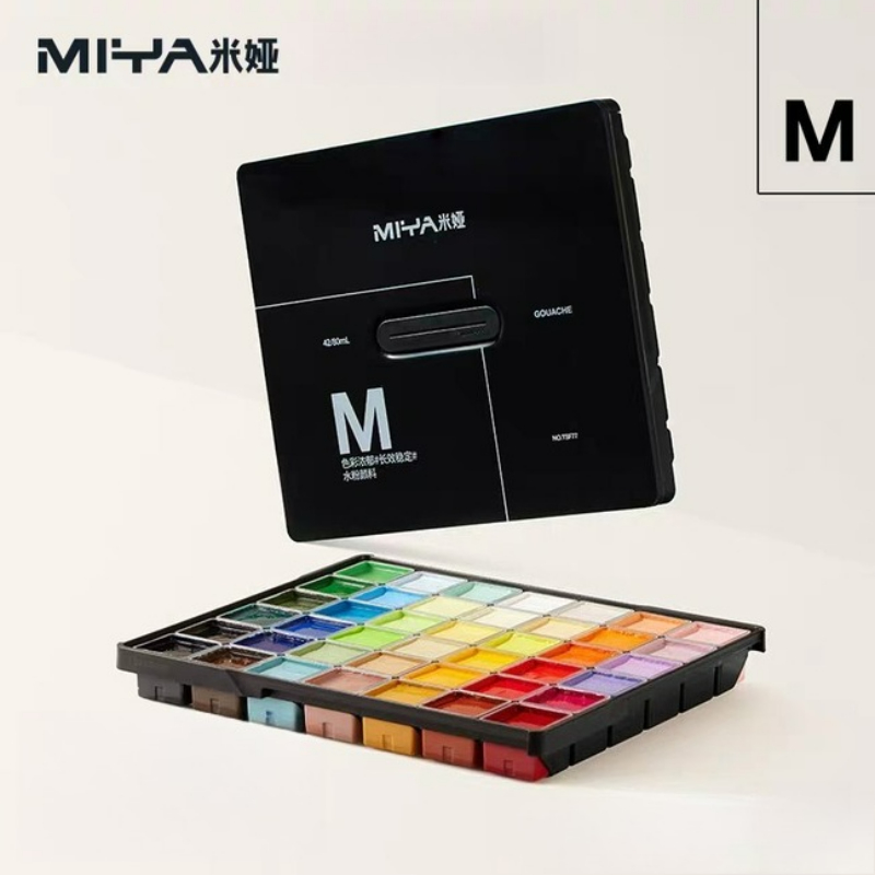 MIYA-Juego de gelatina de pint - Gouache Paint Set reseña y precio
