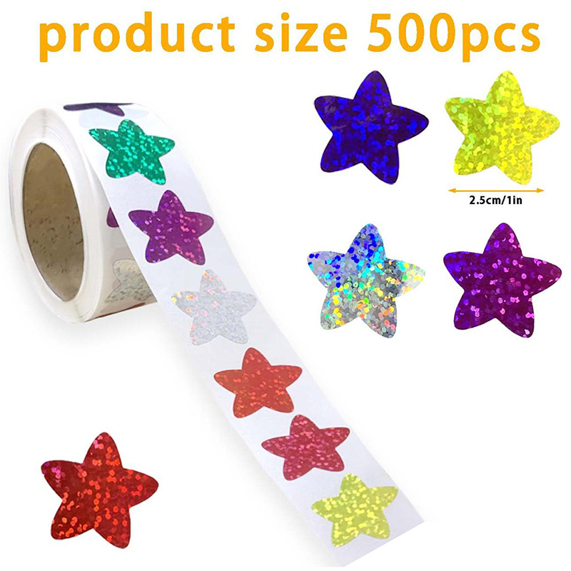 500 Uds./rollo de pegatinas de - School Of Art X Craft reseña y precio