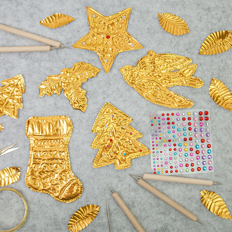 DIY lámina de oro arte alivio  - Art Craft With Paper reseña y precio